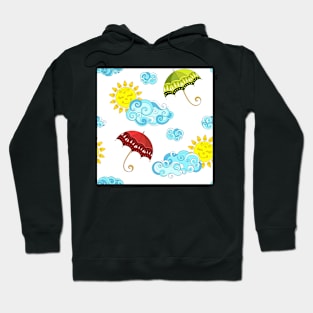 Fairytale Weather Forecast Print Hoodie